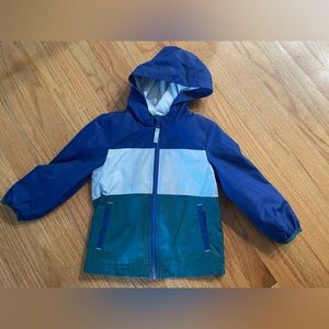 Cat & Jack Blue and Green Kids Raincoat
